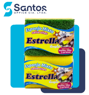 ESPONJA ESTRELLA MIXTA