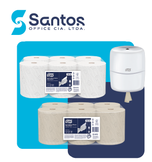 TOALLA DE MANOS FLUJO CENTRAL HOJA DOBLE ROLLO X 120 M. - 585 HOJAS Aprox