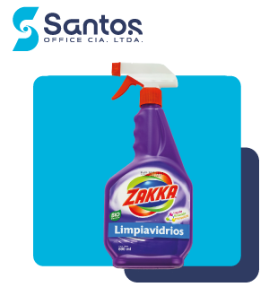 LIMPIAVIDRIOS ZAKKA FRASCO 600ML C/ATOM