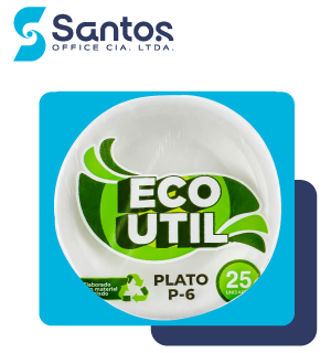 PLATOS DESECHABLES N6 PAQX25